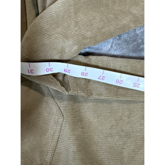 NWT Universal Standard Size 0 High Rise Straight
Corduroy Pants Khaki Tan - Picture 8 of 11